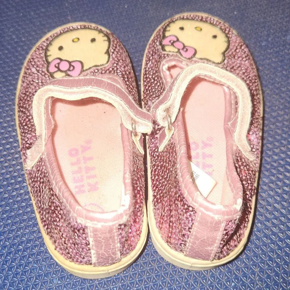 Hello Kitty Pink Glitter Kids Shoes 5
